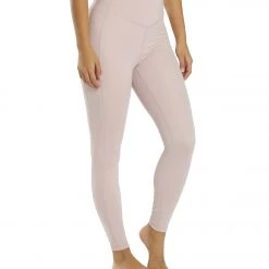 Spiritual Gangster SG Embody High Waisted 7/8 Legging Rose Quartz CLOTHING 10 Spiritual Gangster SG Embody High Waisted 7/8 Legging Rose Quartz CLOTHING