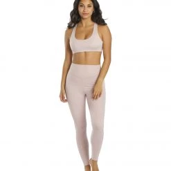 Spiritual Gangster SG Embody High Waisted 7/8 Legging Rose Quartz CLOTHING 12 Spiritual Gangster SG Embody High Waisted 7/8 Legging Rose Quartz CLOTHING