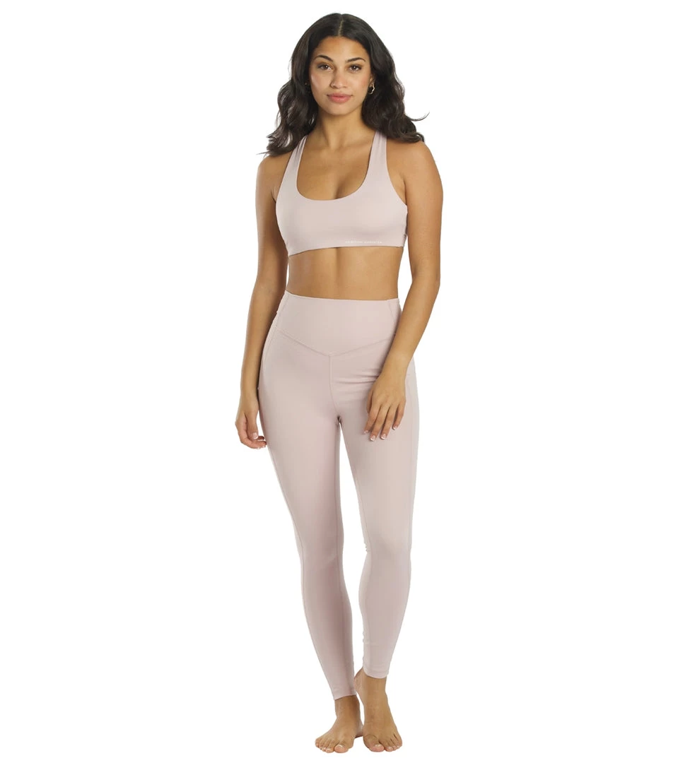 Spiritual Gangster SG Embody High Waisted 7/8 Legging Rose Quartz CLOTHING 6 Spiritual Gangster SG Embody High Waisted 7/8 Legging Rose Quartz CLOTHING