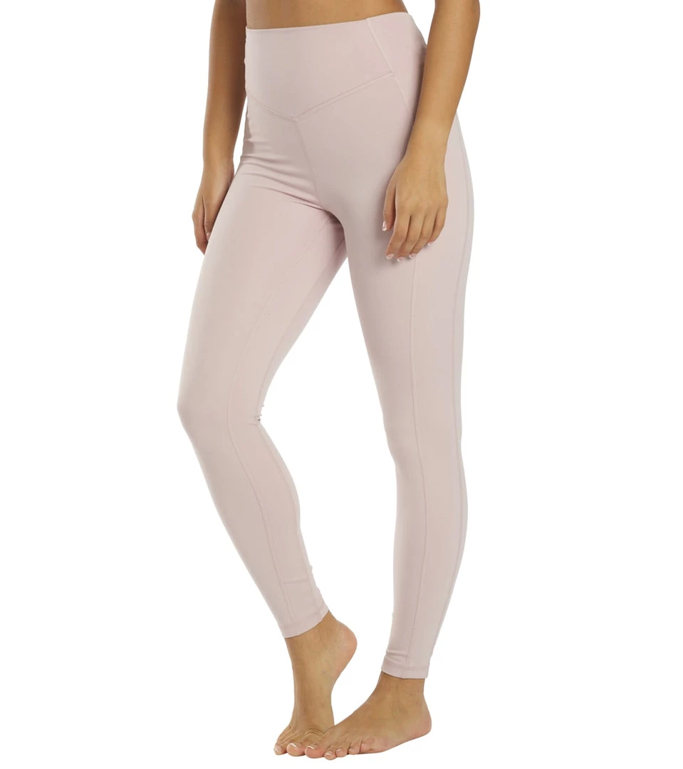 Spiritual Gangster SG Embody High Waisted 7/8 Legging Rose Quartz CLOTHING 7 Spiritual Gangster SG Embody High Waisted 7/8 Legging Rose Quartz CLOTHING