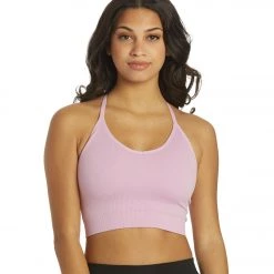 CLOTHING Spiritual Gangster Icon T-Back Sports Bra Pixie Dust