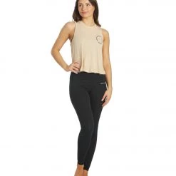 Spiritual Gangster Being Crop Tank Heather Honey