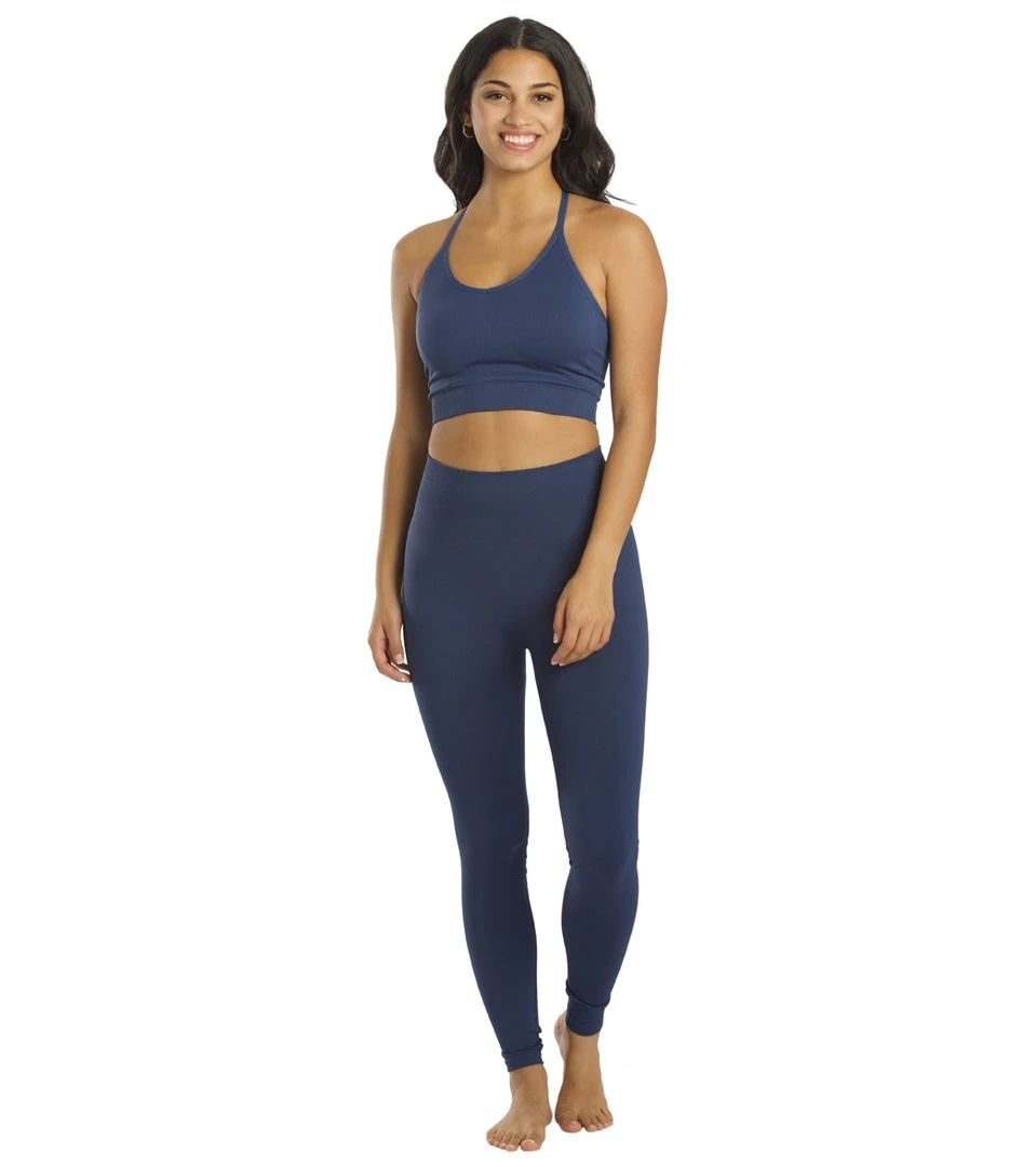 CLOTHING Spiritual Gangster Icon High Waisted Legging Faded Navy 6 CLOTHING Spiritual Gangster Icon High Waisted Legging Faded Navy