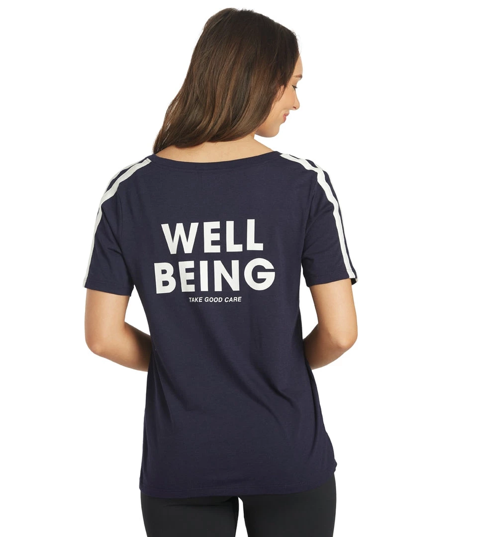 Spiritual Gangster V Neck Ringer Tee Stone Night 5 Spiritual Gangster V Neck Ringer Tee Stone Night