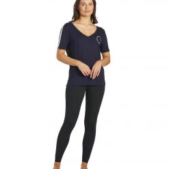 Spiritual Gangster V Neck Ringer Tee Stone Night 12 Spiritual Gangster V Neck Ringer Tee Stone Night