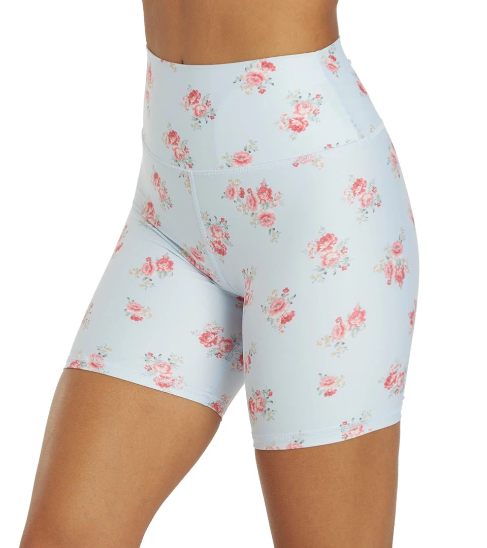 Spiritual Gangster SG Intent High Waisted Biker Short Floral Crush Print 7 Spiritual Gangster SG Intent High Waisted Biker Short Floral Crush Print