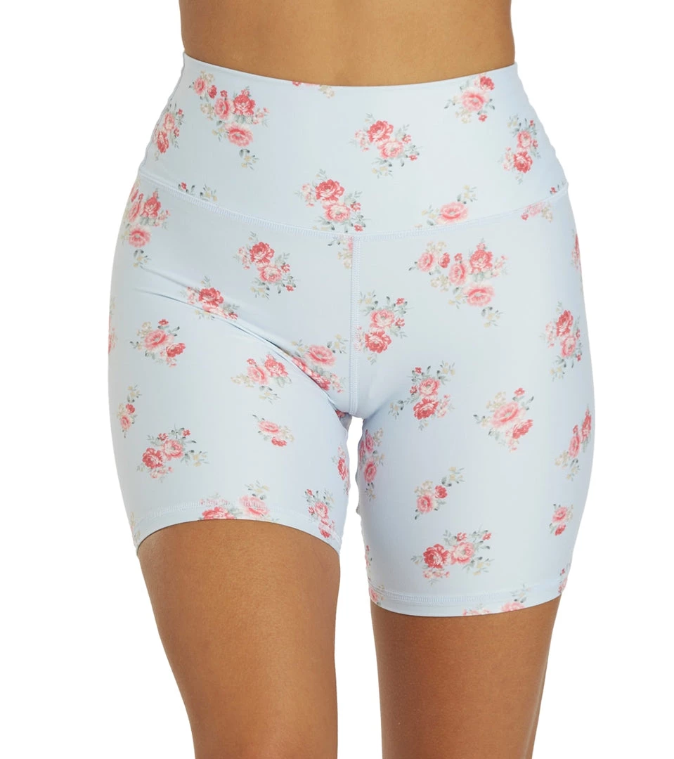 Spiritual Gangster SG Intent High Waisted Biker Short Floral Crush Print 9 Spiritual Gangster SG Intent High Waisted Biker Short Floral Crush Print