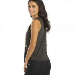 Spiritual Gangster Radiate Love Muscle Tank Vintage Black CLOTHING