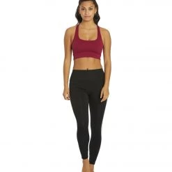 Spiritual Gangster Essential High Waisted 7/8 W Taping Legging Black CLOTHING 12 Spiritual Gangster Essential High Waisted 7/8 W Taping Legging Black CLOTHING