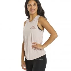 Spiritual Gangster Gratitude Muscle Tank Quartz