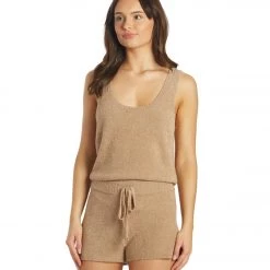 CLOTHING Spiritual Gangster Serenity Romper Camel