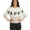 Spiritual Gangster Happy Bridget Raglan Pullover 1 Spiritual Gangster Happy Bridget Raglan Pullover