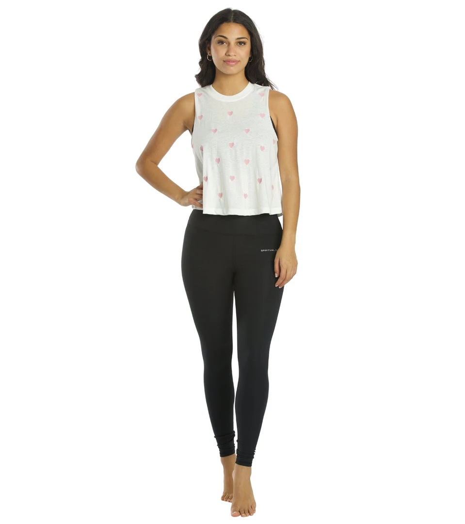 Spiritual Gangster Crop Tank Stone Hearts Print 6 Spiritual Gangster Crop Tank Stone Hearts Print