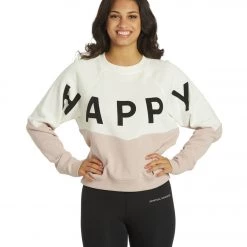 CLOTHING Spiritual Gangster Happy Bridget Raglan Pullover Stone Rose Quartz