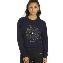 Spiritual Gangster Zodiac Crew Neck Savasana Pullover Night CLOTHING