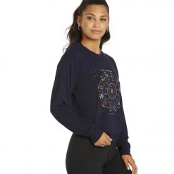 Spiritual Gangster Zodiac Crew Neck Savasana Pullover Night CLOTHING