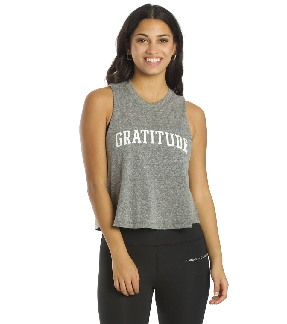 Spiritual Gangster Gratitude Crop Tank 3 Spiritual Gangster Gratitude Crop Tank