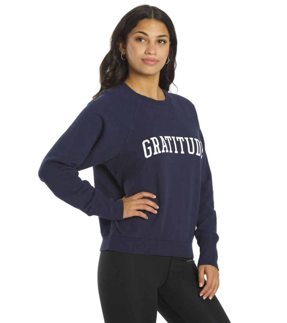 Spiritual Gangster Gratitude Bridget Raglan Pullover Night 4 Spiritual Gangster Gratitude Bridget Raglan Pullover Night