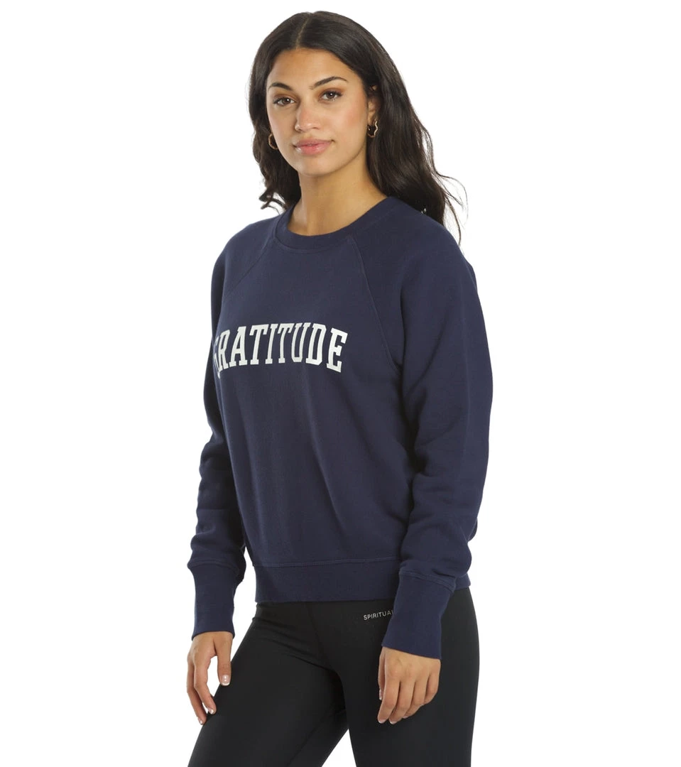 Spiritual Gangster Gratitude Bridget Raglan Pullover Night 7 Spiritual Gangster Gratitude Bridget Raglan Pullover Night
