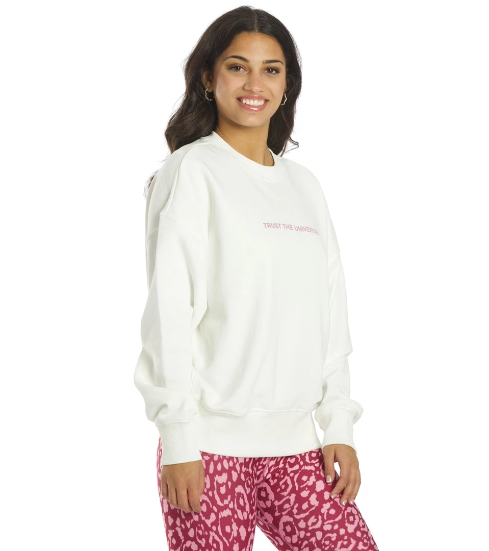 Spiritual Gangster Universe Relaxed Crewneck Pullover Stone 4 Spiritual Gangster Universe Relaxed Crewneck Pullover Stone