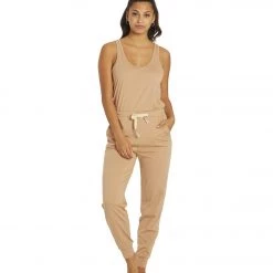 Spiritual Gangster Perfect Lounge Jumpsuit Camel