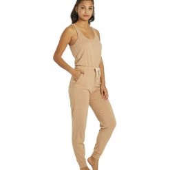 Spiritual Gangster Perfect Lounge Jumpsuit Camel