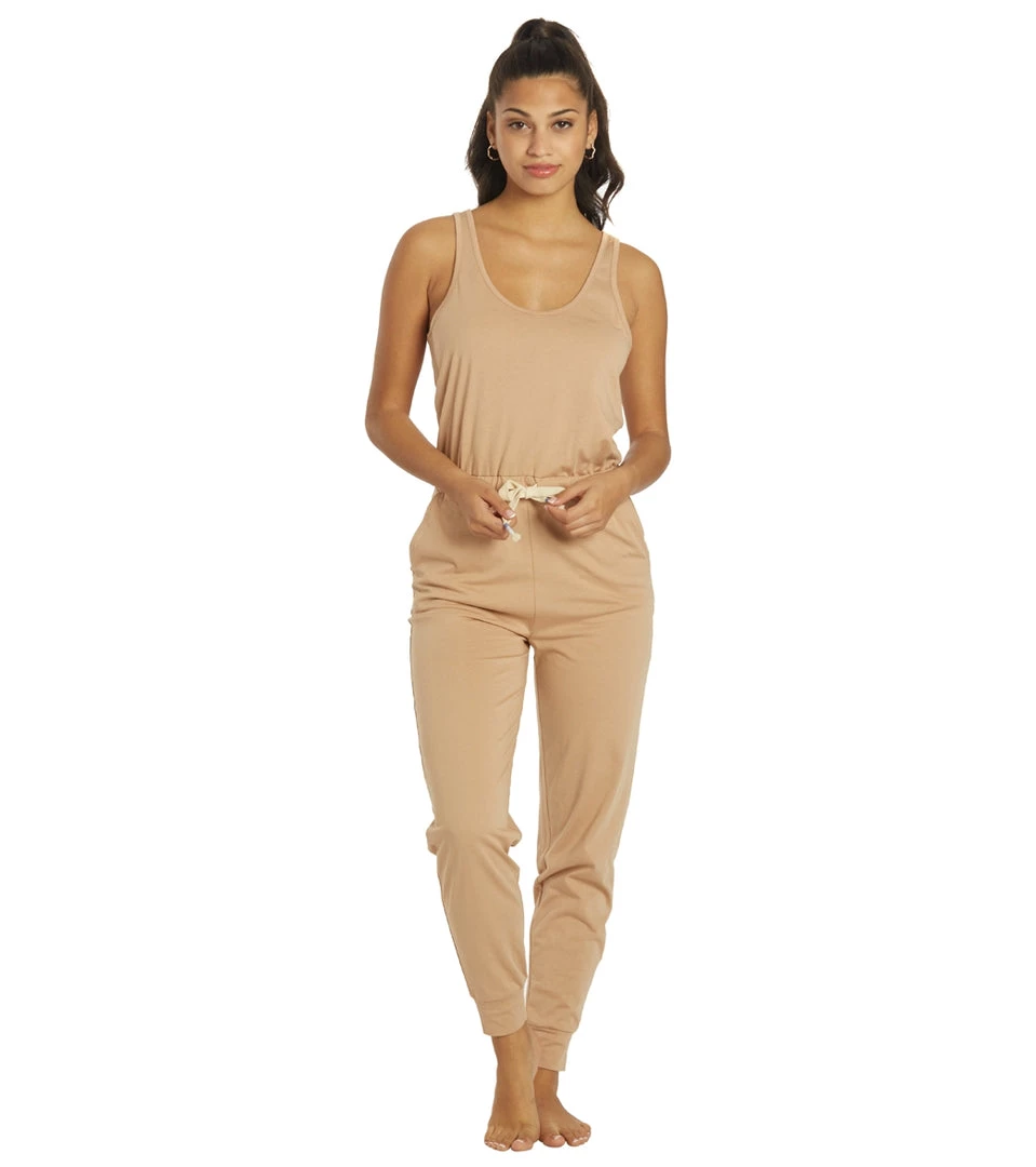 Spiritual Gangster Perfect Lounge Jumpsuit Camel 6 Spiritual Gangster Perfect Lounge Jumpsuit Camel