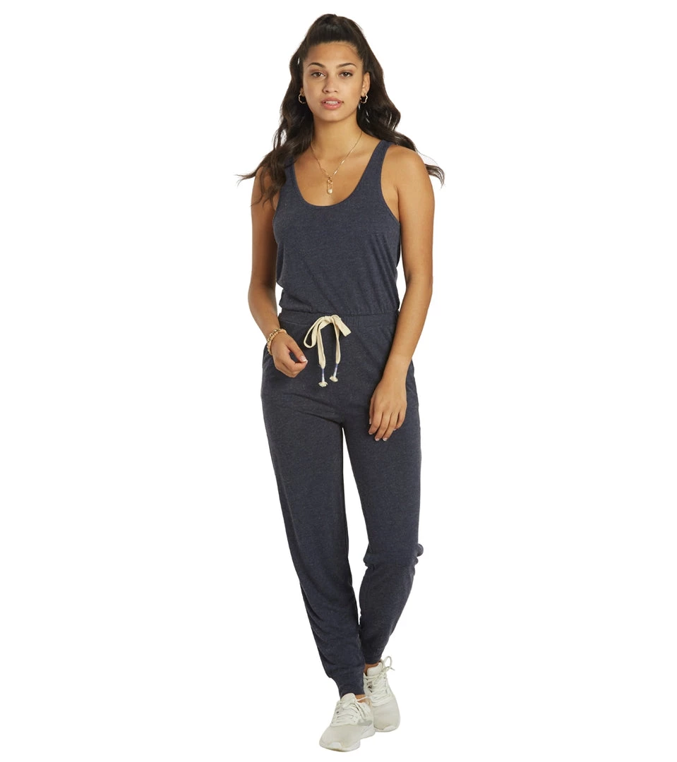 Spiritual Gangster Perfect Lounge Jumpsuit Heather Night 3 Spiritual Gangster Perfect Lounge Jumpsuit Heather Night
