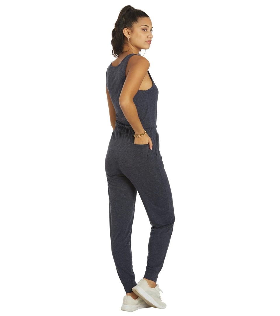 Spiritual Gangster Perfect Lounge Jumpsuit Heather Night 5 Spiritual Gangster Perfect Lounge Jumpsuit Heather Night