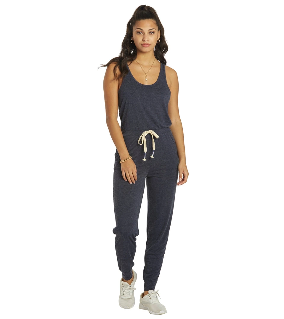 Spiritual Gangster Perfect Lounge Jumpsuit Heather Night 6 Spiritual Gangster Perfect Lounge Jumpsuit Heather Night