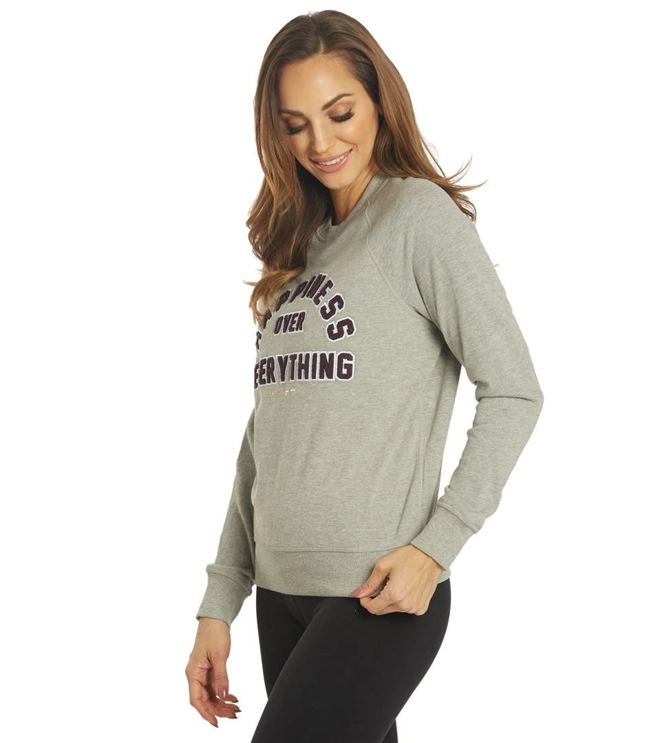 CLOTHING Spiritual Gangster Happiness Old School Vintage Tee Heather Grey 7 CLOTHING Spiritual Gangster Happiness Old School Vintage Tee Heather Grey