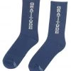 Spiritual Gangster Gratitude SG Socks Faded Navy ACCESSORIES