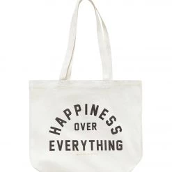 Spiritual Gangster Happiness Canvas Tote Natural 7 Spiritual Gangster Happiness Canvas Tote Natural