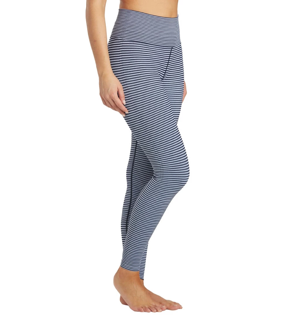 CLOTHING Spiritual Gangster Love Sculpt Stripe Jacquard Legging Navy Print Stripe 4 CLOTHING Spiritual Gangster Love Sculpt Stripe Jacquard Legging Navy Print Stripe