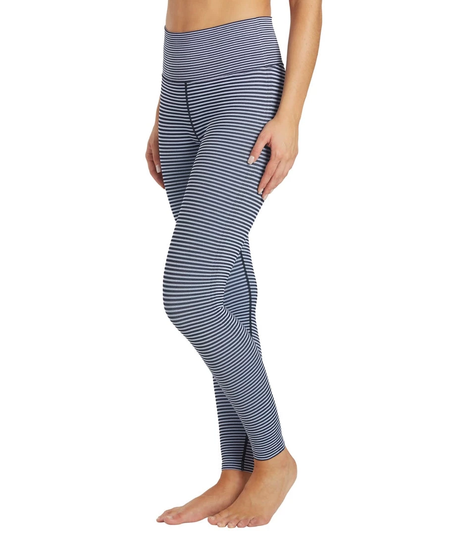 CLOTHING Spiritual Gangster Love Sculpt Stripe Jacquard Legging Navy Print Stripe 7 CLOTHING Spiritual Gangster Love Sculpt Stripe Jacquard Legging Navy Print Stripe