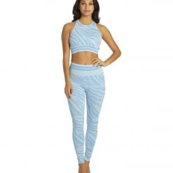 Spiritual Gangster Love Sculpt Jacquard Legging Zebra Bliss Print CLOTHING