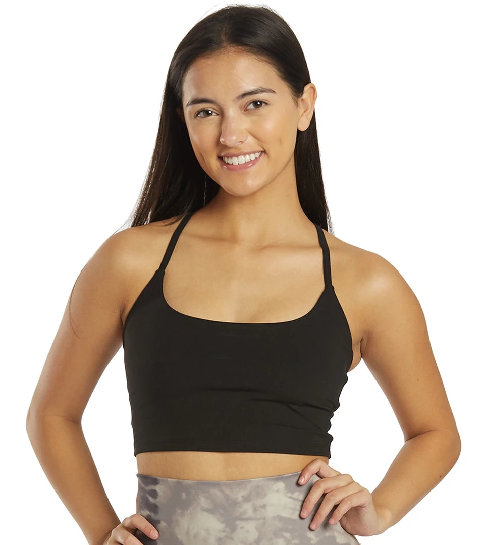 Glyder Pure Yoga Crop Top Black 3 Glyder Pure Yoga Crop Top Black