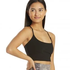 Glyder Pure Yoga Crop Top Black