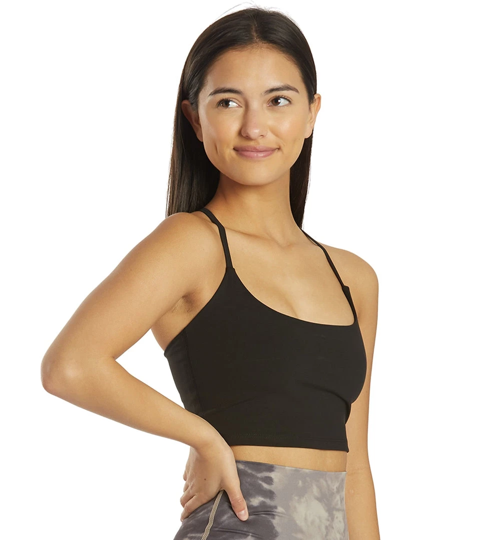 Glyder Pure Yoga Crop Top Black 4 Glyder Pure Yoga Crop Top Black