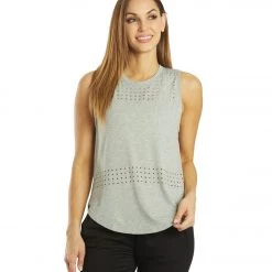 Glyder Mood Yoga Tank Heather Grey