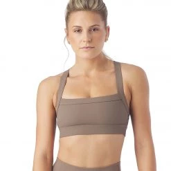 CLOTHING Glyder Directional Bra Mocha