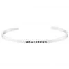 Mantraband Gratitude Bracelet Silver ACCESSORIES 1 Mantraband Gratitude Bracelet Silver ACCESSORIES