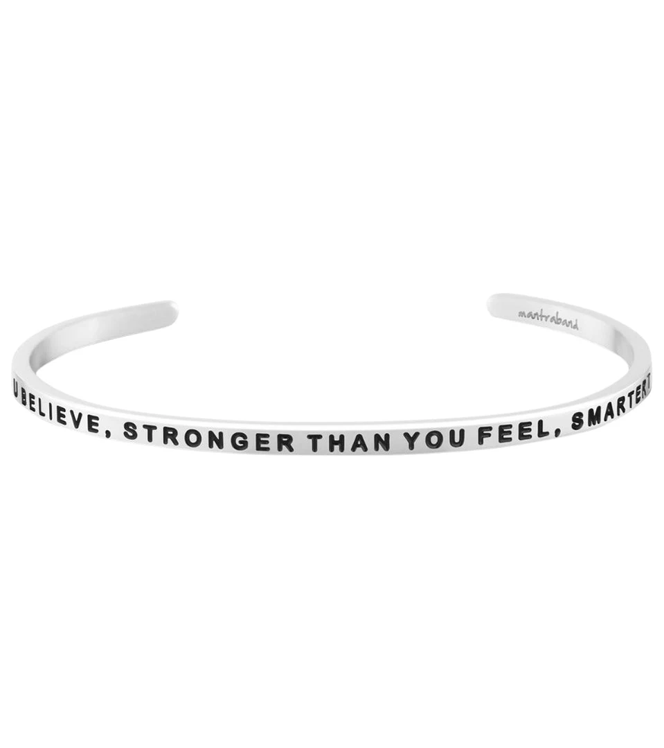 ACCESSORIES Mantraband Braver Than You Believe, Stronger Than You Feel, Smarter Than You Think Bracelet Silver 3 ACCESSORIES Mantraband Braver Than You Believe, Stronger Than You Feel, Smarter Than You Think Bracelet Silver