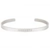 ACCESSORIES Mantraband Namaste Bold Bracelet Matte Silver 2 ACCESSORIES Mantraband Namaste Bold Bracelet Matte Silver