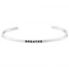 Mantraband Breathe Bracelet Silver 2 Mantraband Breathe Bracelet Silver