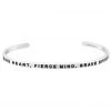Mantraband Kind Heart, Fierce Mind, Brave Spirit Bracelet ACCESSORIES