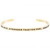 Mantraband Braver Than You Believe, Stronger Than You Feel, Smarter Than You Think Bracelet Yellow Gold ACCESSORIES 1 Mantraband Braver Than You Believe, Stronger Than You Feel, Smarter Than You Think Bracelet Yellow Gold ACCESSORIES