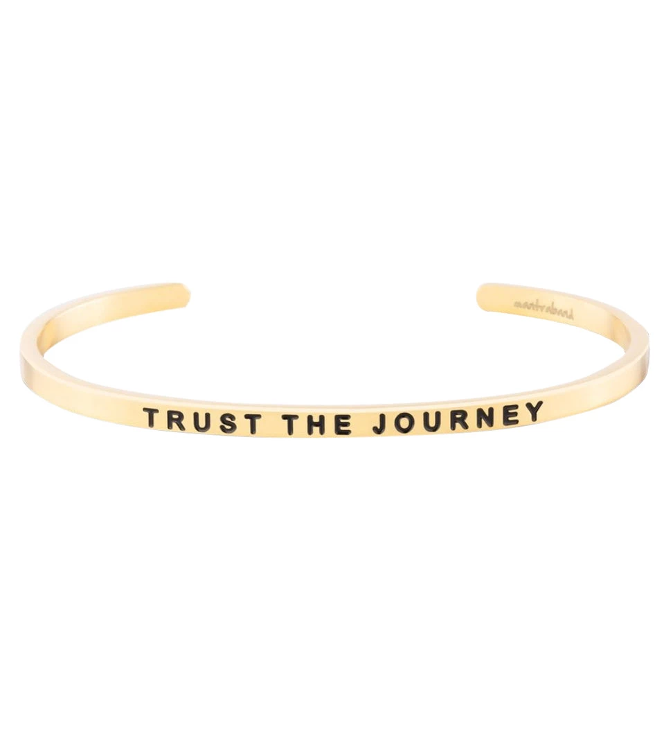 ACCESSORIES Mantraband Trust The Journey Bracelet Yellow Gold 3 ACCESSORIES Mantraband Trust The Journey Bracelet Yellow Gold