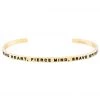 Mantraband Kind Heart, Fierce Mind, Brave Spirit Bracelet ACCESSORIES