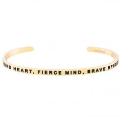 Mantraband Kind Heart, Fierce Mind, Brave Spirit Bracelet ACCESSORIES